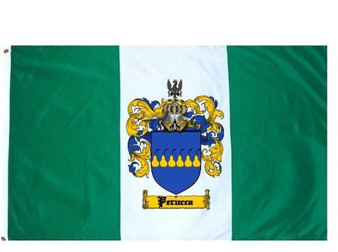 Perucca family crest coat of arms flag