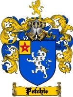 Petchie coat of arms family crest download