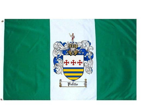 Petillo family crest coat of arms flag