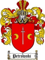 Petrowski coat of arms family crest download