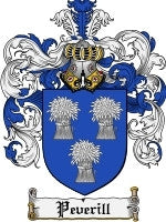 Peverill coat of arms family crest download