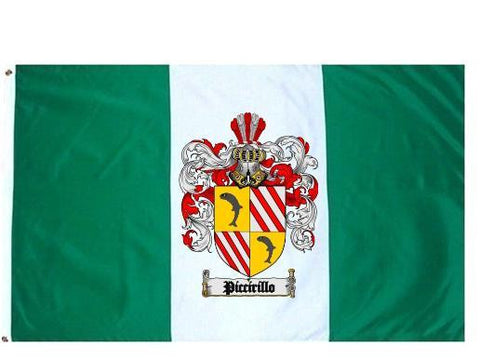 Piccirillo family crest coat of arms flag