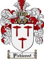 Pickwood coat of arms family crest download