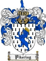 Pikering coat of arms family crest download