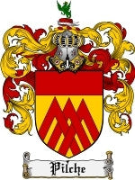 Pilche coat of arms family crest download