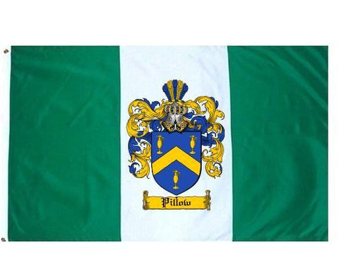 Pillow family crest coat of arms flag