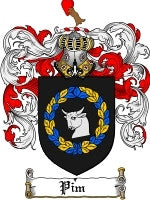 Pim coat of arms family crest download