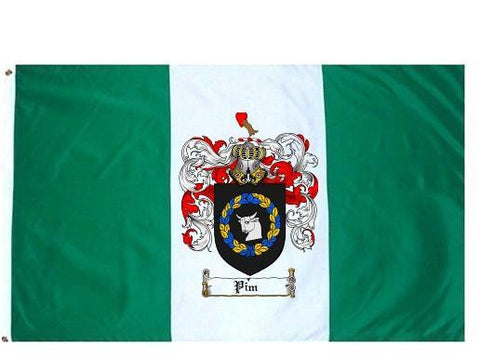 Pim family crest coat of arms flag
