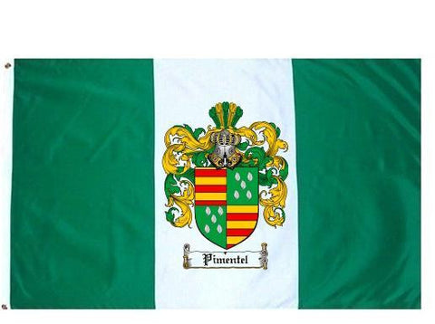 Pimentel family crest coat of arms flag