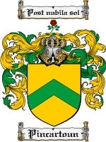 Pincartoun coat of arms family crest download
