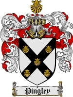 Pingley coat of arms family crest download