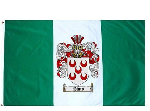 Pinto family crest coat of arms flag