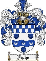 Pipho coat of arms family crest download