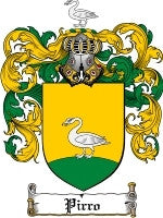Pirro coat of arms family crest download