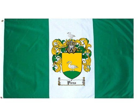 Pirro family crest coat of arms flag