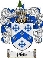 Pirtle coat of arms family crest download