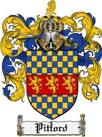 Pitford coat of arms family crest download