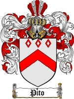 Pito coat of arms family crest download