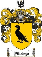 Pittaluga coat of arms family crest download