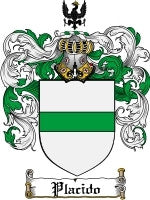Placido coat of arms family crest download