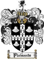 Plaisants coat of arms family crest download