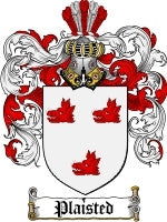 Plaisted coat of arms family crest download