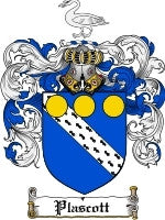 Plascott coat of arms family crest download