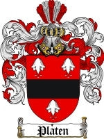 Platen coat of arms family crest download