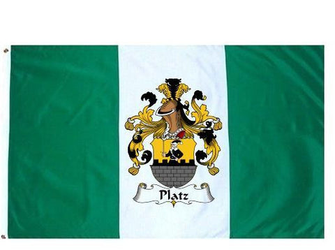 Platz family crest coat of arms flag