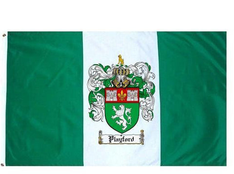 Playford family crest coat of arms flag