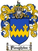 Ploughden coat of arms family crest download