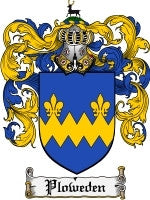 Ploweden coat of arms family crest download