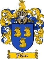 Plyler coat of arms family crest download