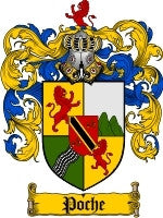 Poche coat of arms family crest download