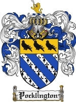 Pocklington coat of arms family crest download