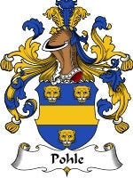 Pohle coat of arms family crest download