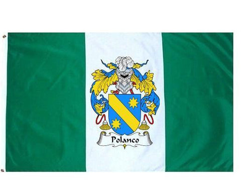 Polanco family crest coat of arms flag