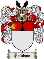 Polidano coat of arms family crest download