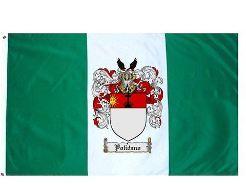 Polidano family crest coat of arms flag