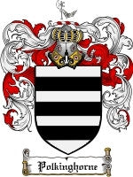 Polkinghorne coat of arms family crest download