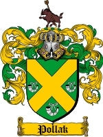 Pollak coat of arms family crest download