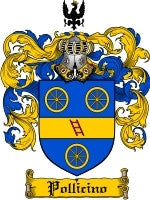 Pollicino coat of arms family crest download