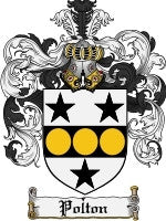 Polton coat of arms family crest download
