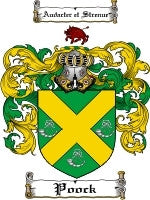 Poock coat of arms family crest download