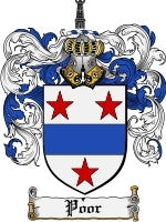 Poor coat of arms family crest download