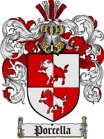 Porcella coat of arms family crest download