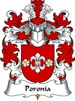 Poronia coat of arms family crest download