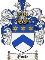 Porte coat of arms family crest download