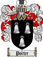 Porter coat of arms family crest download