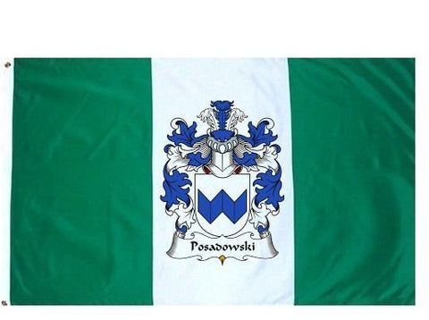 Posadowski family crest coat of arms flag